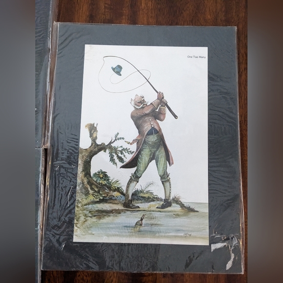 Scotland's NORMAN ORR Unframed Fishing Prints - Picture 5 of 5